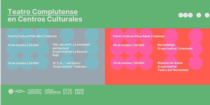 Teatro Complutense en Centros Culturales 